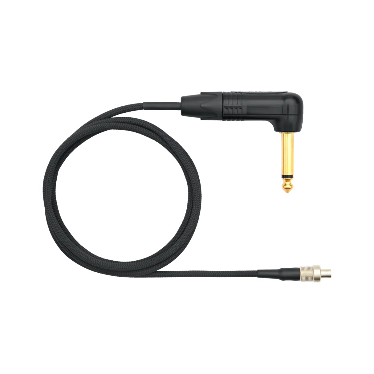 Shure WA309 Right-Angle LEMO Instrument Cable – 3' (0.9 m), 1/4" TS to 3-Pin LEMO3 Microphones Shure