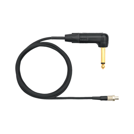 Shure WA309 Right-Angle LEMO Instrument Cable – 3' (0.9 m), 1/4" TS to 3-Pin LEMO3 Microphones Shure
