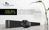 Shure WALL1 + HCAM-V Stem Wall & Huddly IQ Conference Camera Bundle Microphones Shure
