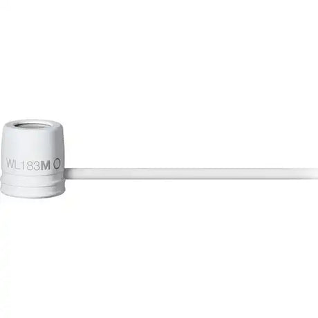 Shure WL183MW/O-TQG Microflex Miniature Omnidirectional Lavalier Microphone (White, TQG/TA4F) Microphones Shure