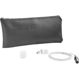 Shure WL183MW/O-TQG Microflex Miniature Omnidirectional Lavalier Microphone (White, TQG/TA4F) Microphones Shure