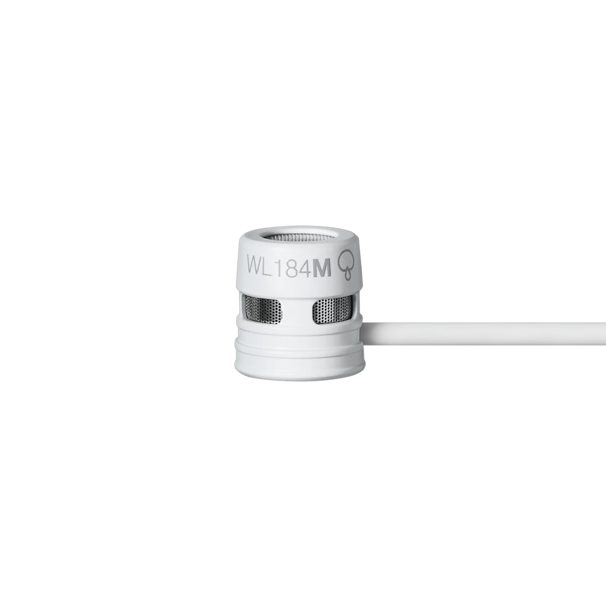 Shure WL184MW/S-TQG Microflex Miniature Supercardioid Lavalier Microphone (White, TQG/TA4F) Microphones Shure