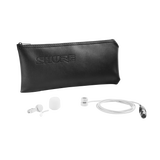 Shure WL184MW/S-TQG Microflex Miniature Supercardioid Lavalier Microphone (White, TQG/TA4F) Microphones Shure
