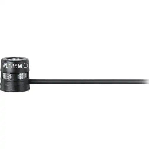 Shure WL184MB/S-TQG Microflex Miniature Supercardioid Lavalier Microphone (Black, TQG/TA4F) Microphones Shure