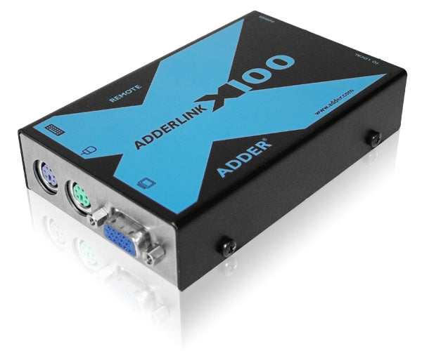 Adder X100-USB/P-US - USB KVM Extender Kit for High-Res Video over CATx up to 330ft