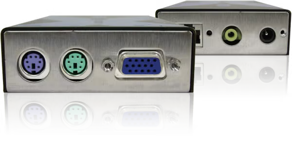AdderLink X100 - Short-Haul PS/2 and USB KVM Extender for High-Res Video and Audio up to 330ft