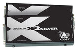 AdderLink X2-Silver/P-US - CATx PS/2 KVM Extender with RS232 Serial Transparency up to 1000ft