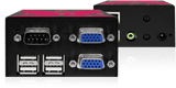 AdderLink X50-MS2-US - Dual VGA Video, USB 2.0, RS232 Serial and Stereo Audio Extender over CATx up to 150ft