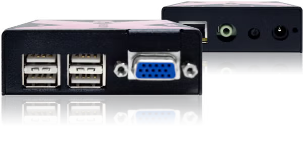 AdderLink X50 - Lossless USB KVM Extender for VGA Video, Audio and Peripherals over CATx up to 150ft