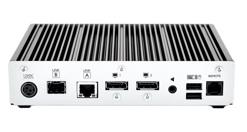 AdderLink XD612P-DP-US - PoE Dual-Head 4K DisplayPort KVM Extender Pair for Lossless Multi-Monitor Extension