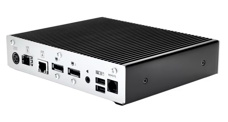 AdderLink XD612P-DP-US - PoE Dual-Head 4K DisplayPort KVM Extender Pair for Lossless Multi-Monitor Extension