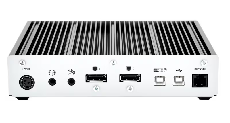 AdderLink XD612 - Dual-Head 4K DisplayPort KVM Extender for Lossless Multi-Monitor Video over CATx or Fiber