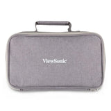 ViewSonic PJ-CASE-010 Padded Carrying Case for M1, M1P, M1+ Projectors – Grey, 160x290x80mm, with Adjustable Divider and Mesh Pocket. ViewSonic