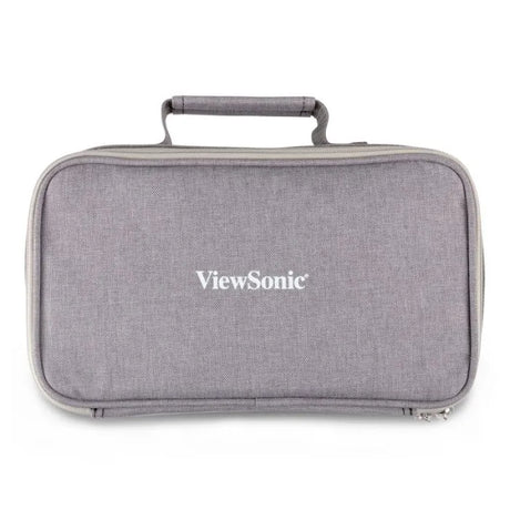 ViewSonic PJ-CASE-010 Padded Carrying Case for M1, M1P, M1+ Projectors – Grey, 160x290x80mm, with Adjustable Divider and Mesh Pocket. ViewSonic
