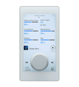 LEA Professional Connect Series Glass – PoE In-Wall Touch Controller with Bluetooth, Streaming & Dante Audio Control Panels LEA Professional