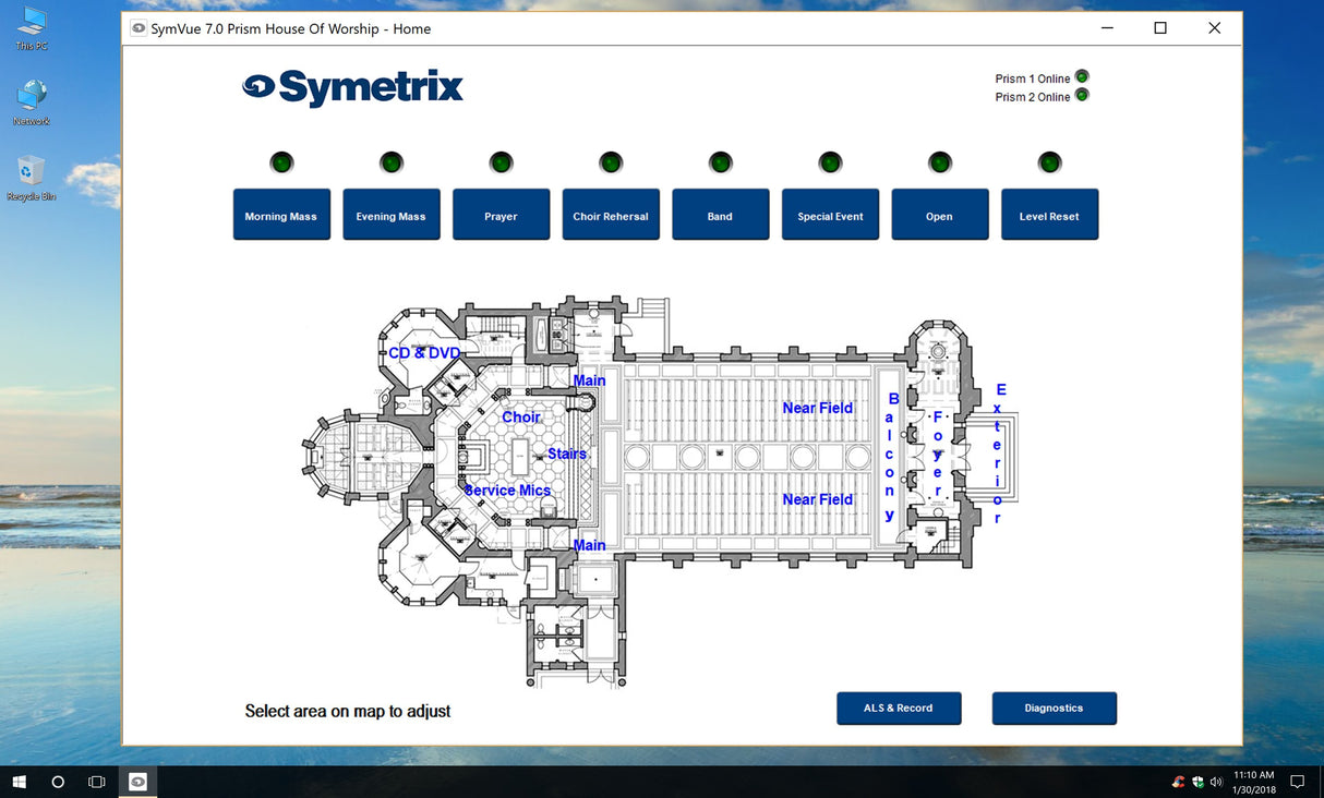 Symetrix 20-0027 CS SymVue App Software Symetrix