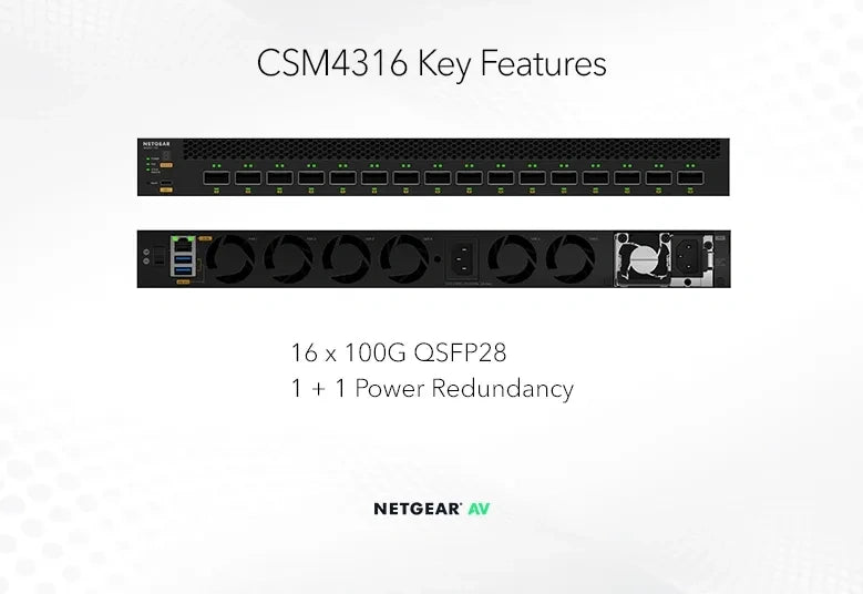 NETGEAR M4350-16C CSM4316 switch