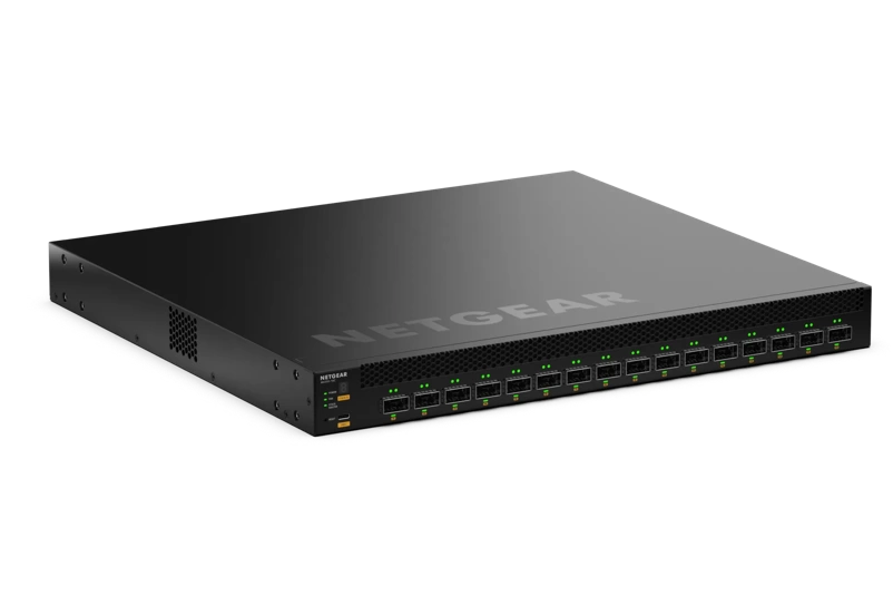 NETGEAR M4350-16C CSM4316 front-left angle