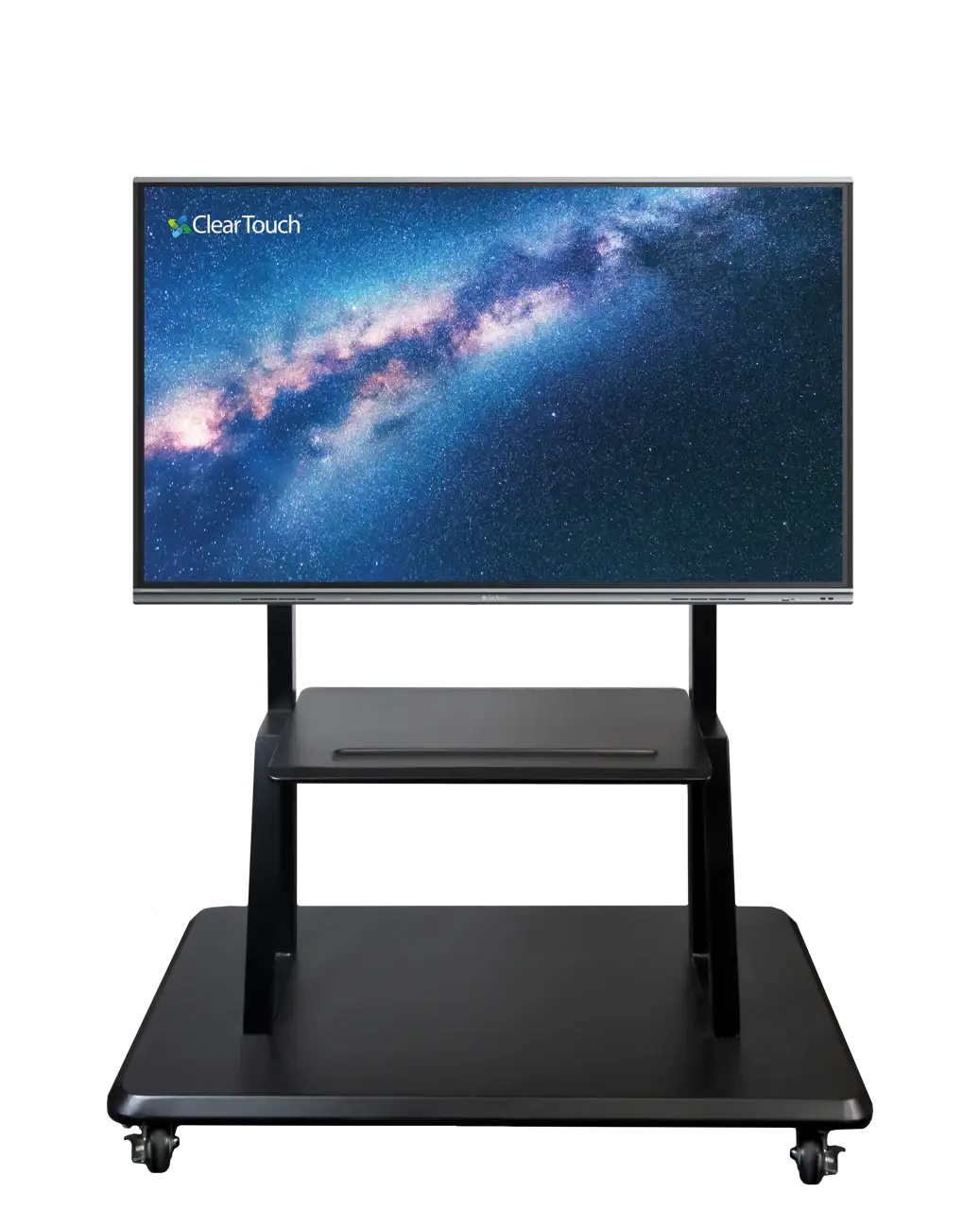 ClearTouch CTI-STAND-FIXM FIXED MOBILE STAND - SOLID BASE WITH SHELF
