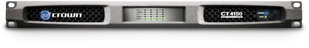 Crown CT4150 4-Channel Rackmount Power Amplifier (150W/Channel @ 8 Ohms) Audio Amplifiers Crown