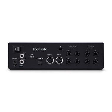 Focusrite Clarett+ 4Pre 8-Channel 18-In/8-Out Audio Interface with Software Suite for PC and Mac