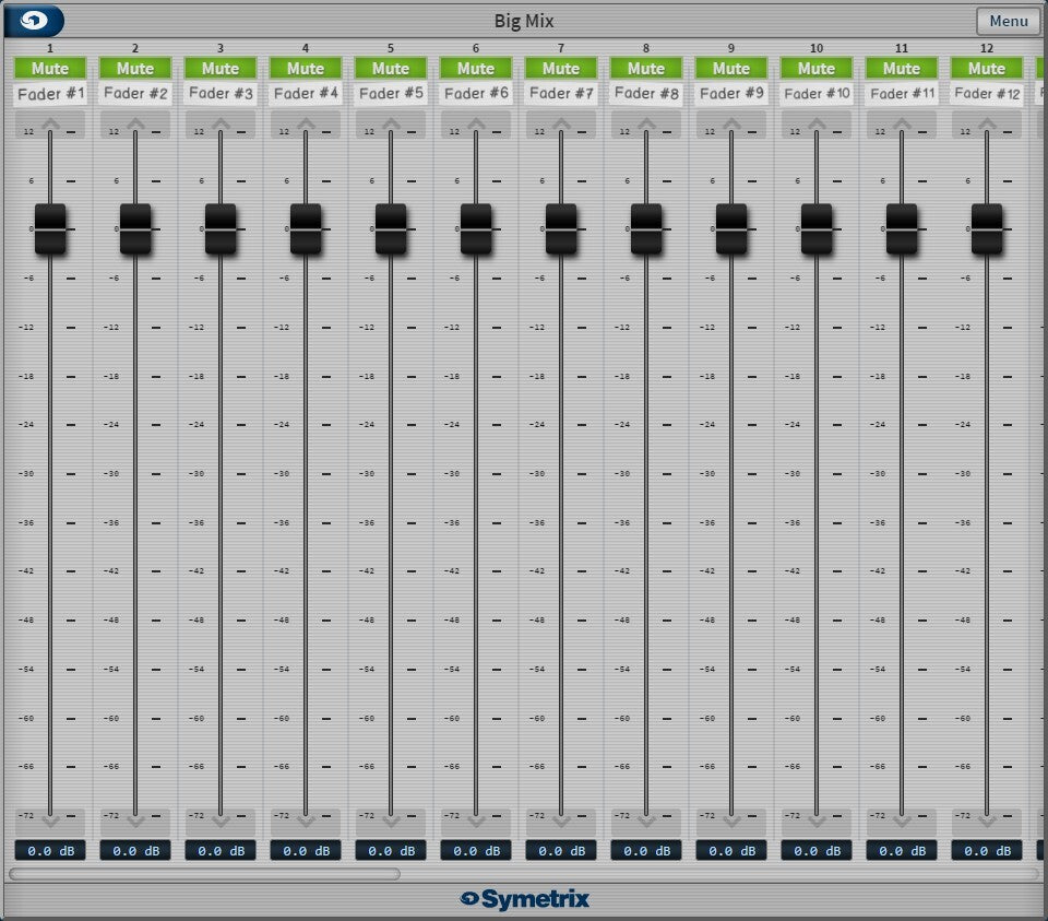 Symetrix 20-0026 CS Mixer App Software Symetrix