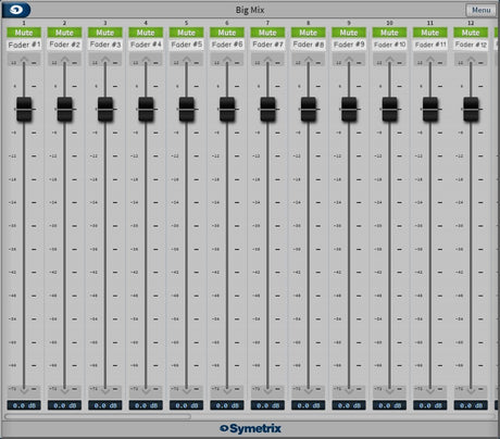 Symetrix 20-0026 CS Mixer App Software Symetrix