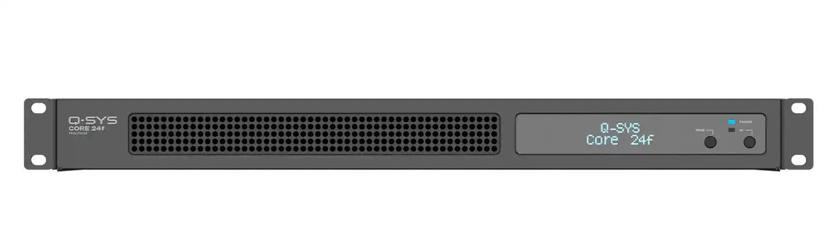 Qsc Router QSC Core 24f Q-SYS network + analog I/O processor – Creation Networks