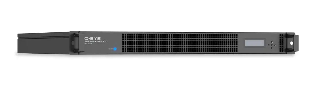 QSC Server Core X10 Q-SYS network I/O processor