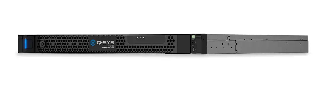 QSC Server Core X20r Q-SYS network I/O processor