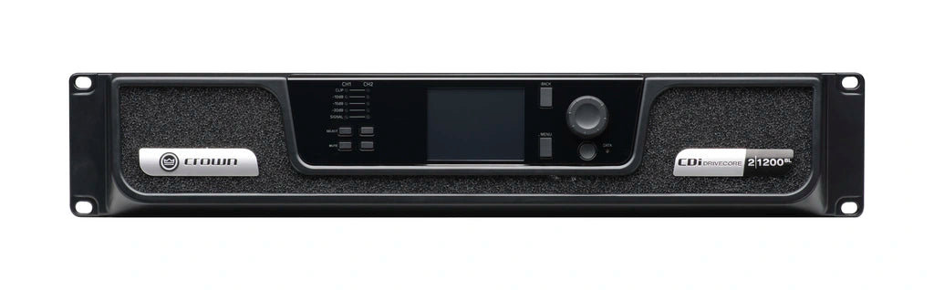 Crown CDI2X1200BL 1200 watts per channel 2 channel amplifier, 70/100V, 4/8 ohm Audio Amplifiers Crown
