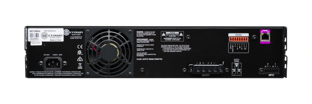 Crown CDi2x300 rear