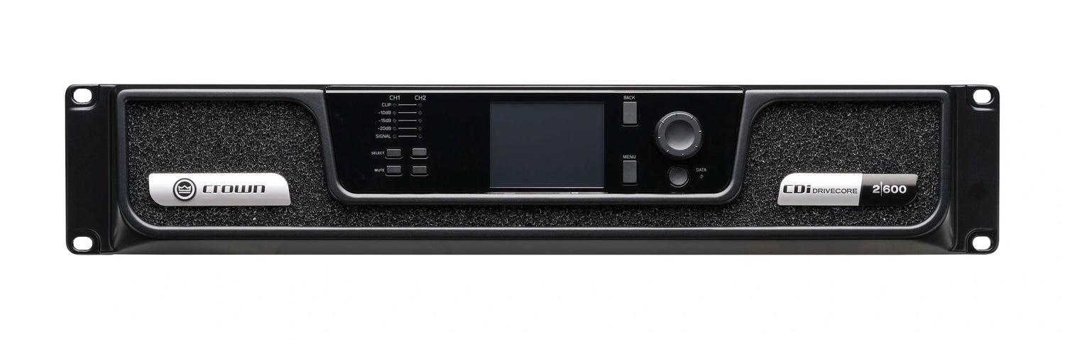 Crown CDi2x600 – 2-Channel 600W CDi DriveCore Power Amplifier - front