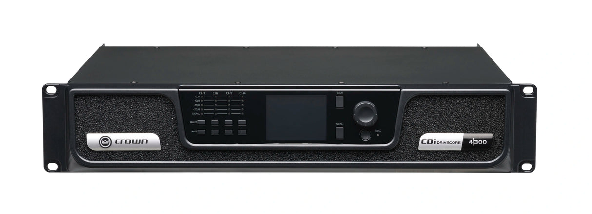 Crown CDi4x300 – 4-Channel 300W CDi DriveCore Power Amplifier - front high