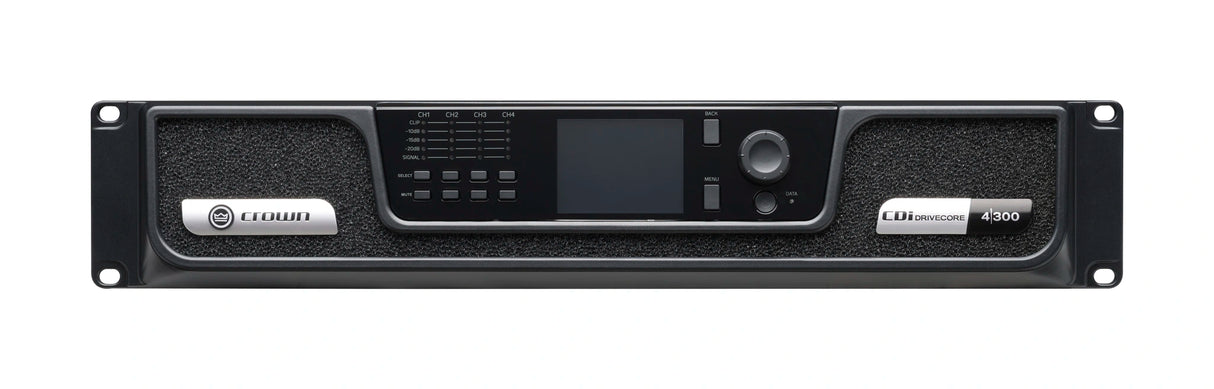 Crown CDi4x300 – 4-Channel 300W CDi DriveCore Power Amplifier - front