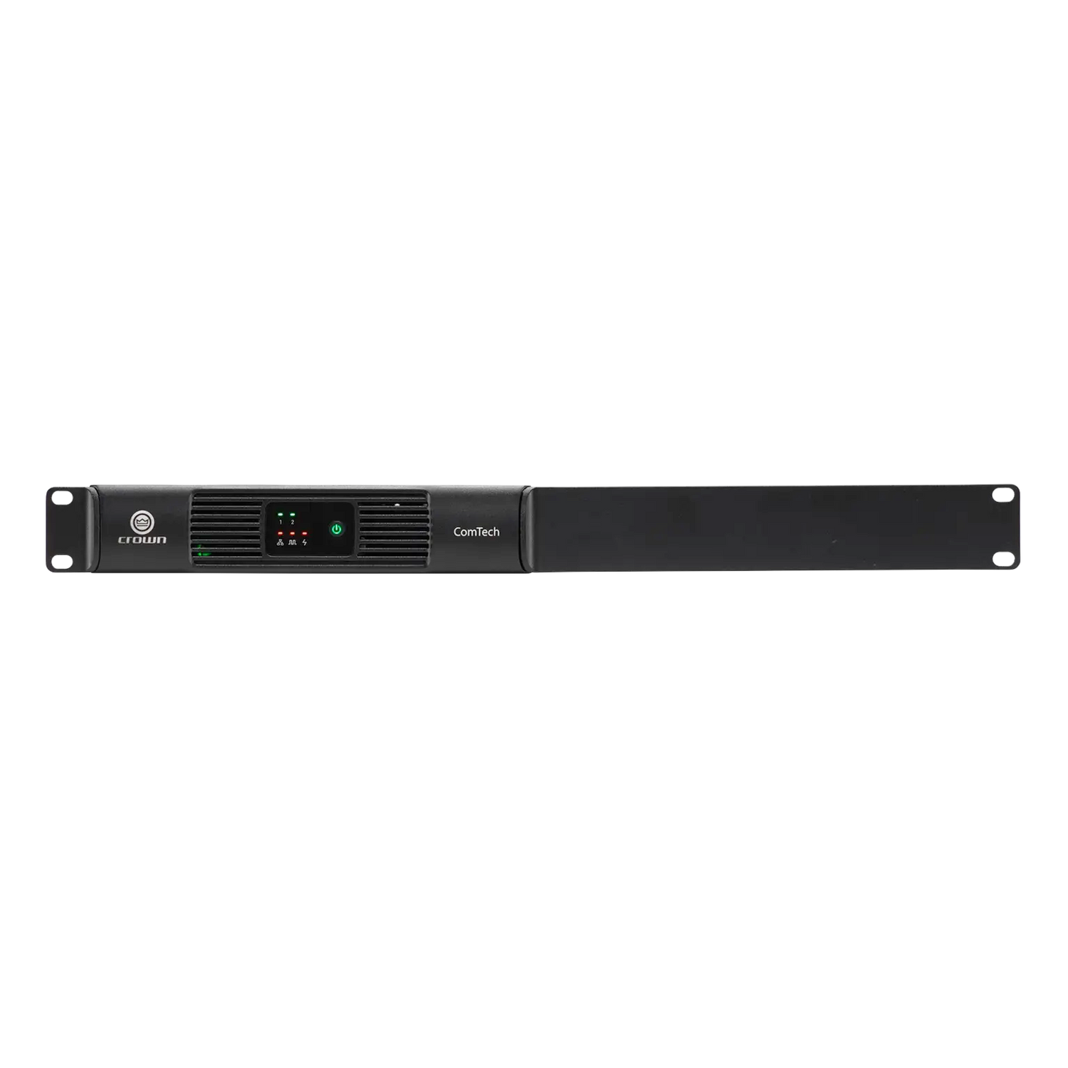 Crown CTD-2125 – 2-Channel 125W Dante Installed Amplifier - front ears