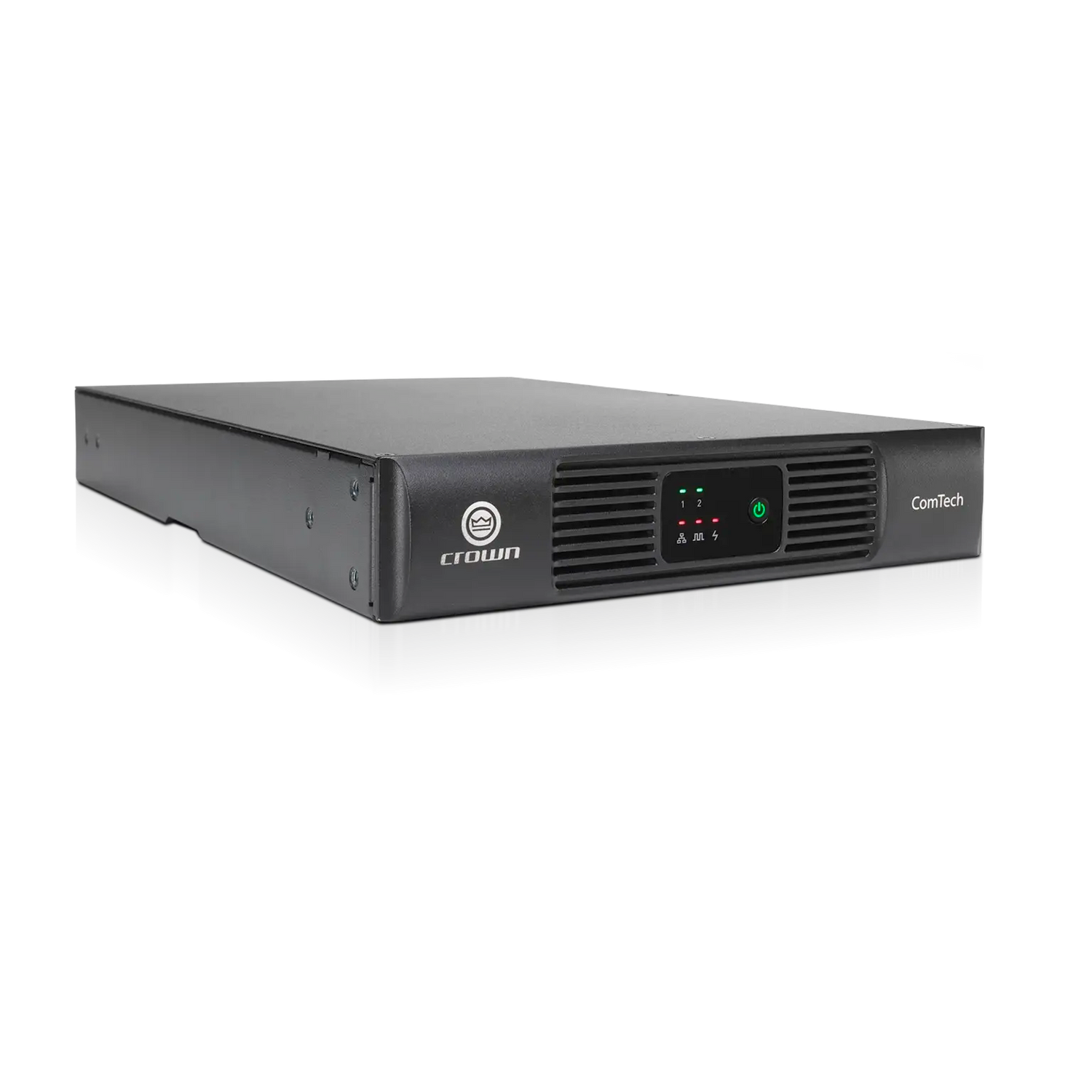 Crown CTD-2125 – 2-Channel 125W Dante Installed Amplifier - right angle