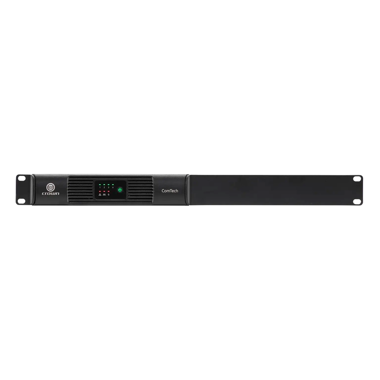 Crown CTD-4125 – 4-Channel 125W Dante Installed Amplifier - front ears