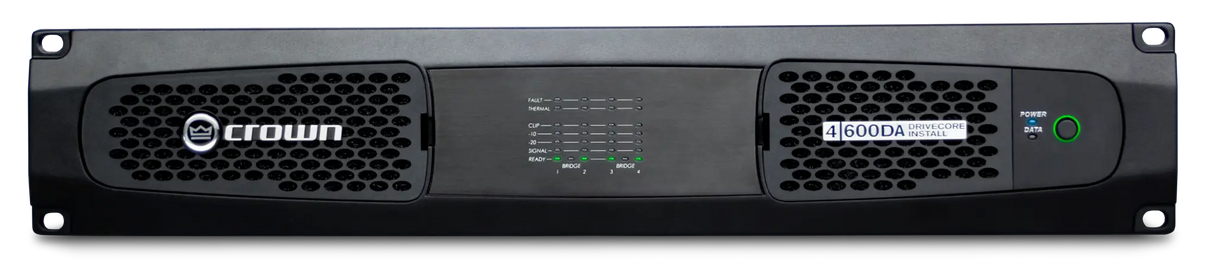 Crown DCI4X600DA – 4-Channel 600W Dante DriveCore Install Amplifier - front