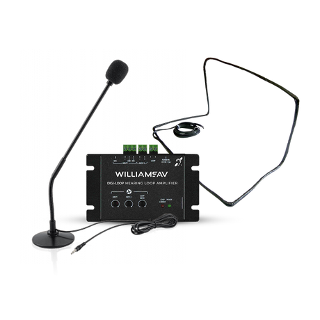 Williams AV DL102 SY3 – 2-Amp Counter Loop System Hearing Loop Williams AV