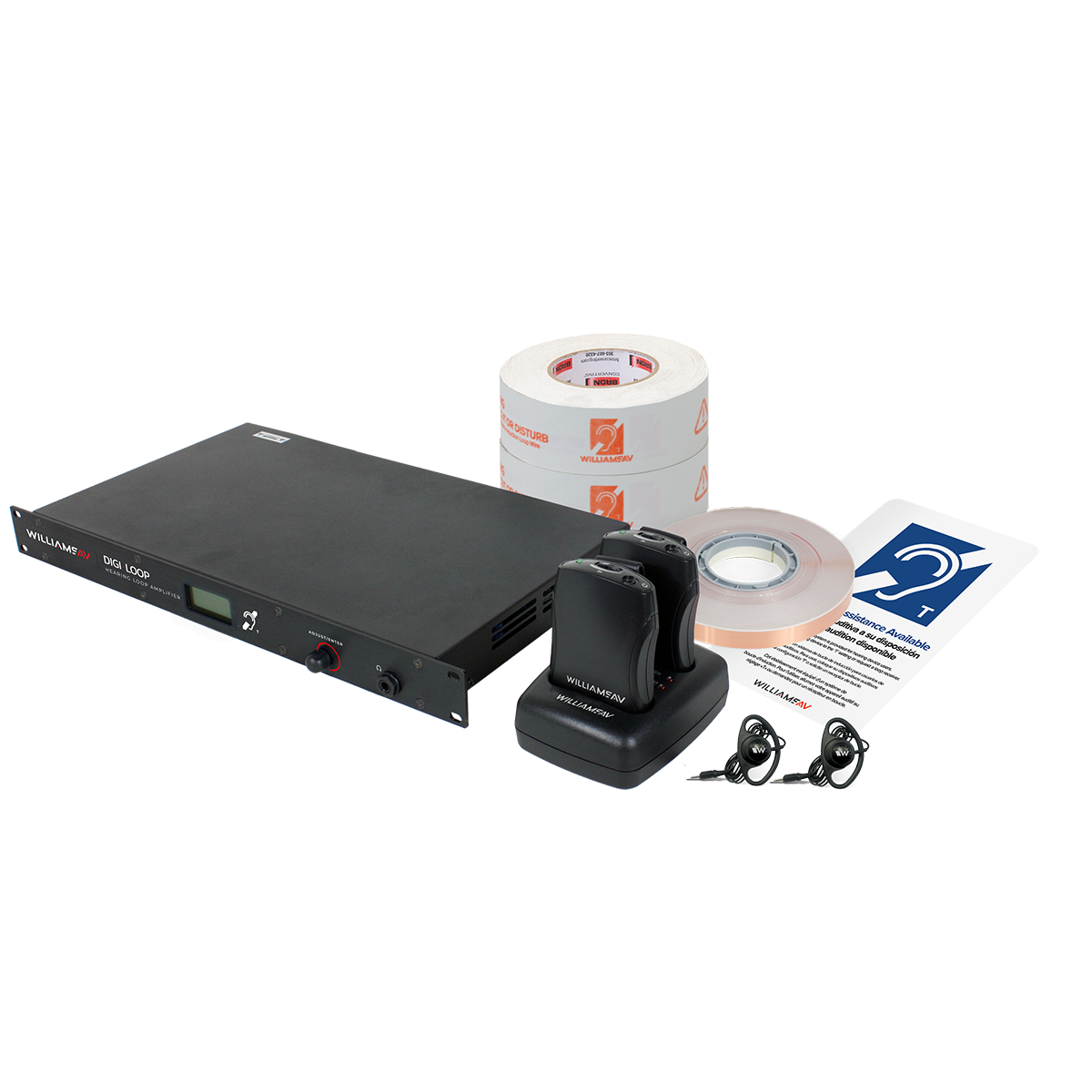 Williams AV DL107 SYS D Networked Loop System with Dante