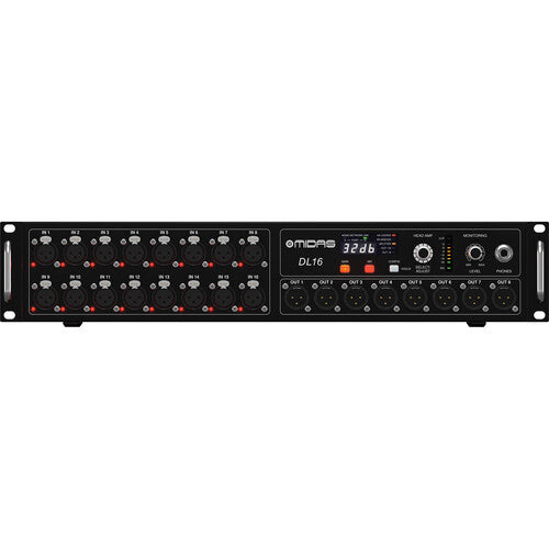 Midas DL16 I/O Stage Box with 16 Preamps