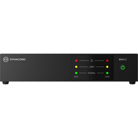 Dynacord V600:2-US – 2-Channel 600W Install Power Amplifier Power Amplifiers Dynacord