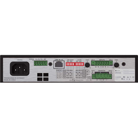 Dynacord V600:2-US – 2-Channel 600W Install Power Amplifier Power Amplifiers Dynacord