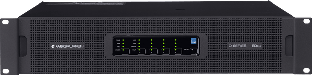 Lab Gruppen D SERIES LAKE D D 80:4L 8000W Amplifier with 4 Flexible Output-Channels, Lake Digital Signal Processing and Digital Audio Networking for Installation Applications - Creation Networks