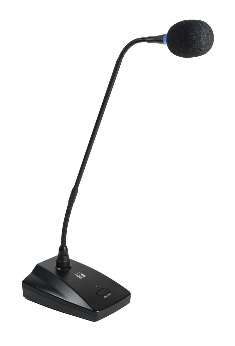 TOA Electronics Cardioid Condenser Gooseneck Mic with PTT - EM-380-AM