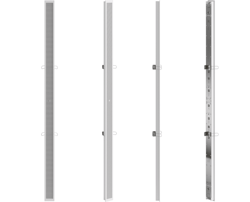 K-Array Vyper KV102RW II Ultra-flat, 100cm-long, aluminum line array element with 16x1" cones, in-wall mounting version (White)