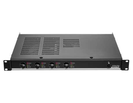 Audac ADC-EPA254 Quad-channel Class-D amplifier 4 x 250W - crossover Audio Amplifiers Audac