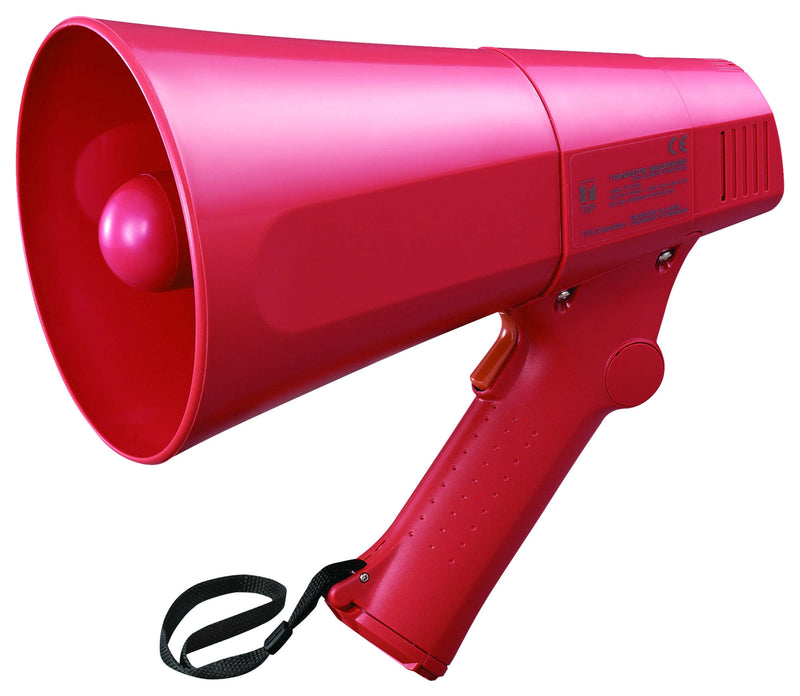 TOA Electronics 6W Compact Handheld Megaphone with Siren (Red) - ER-520S