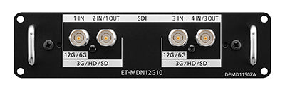 Panasonic ET-MDN12G10 Optional 12G-SDI Board for PT-RQ50KU/RQ35KU/RZ34KU/RQ22KU/RQ22KU, RCQ10/RCQ80 Projector Accessories Panasonic